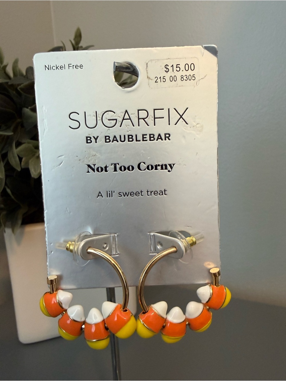 ✨3/$25 New Sugarfix by Baublebar Not Too Corny Earrings